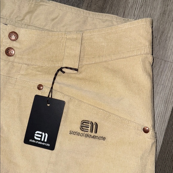 NWT State of Elevenate corduroy shorts - Picture 2 of 5